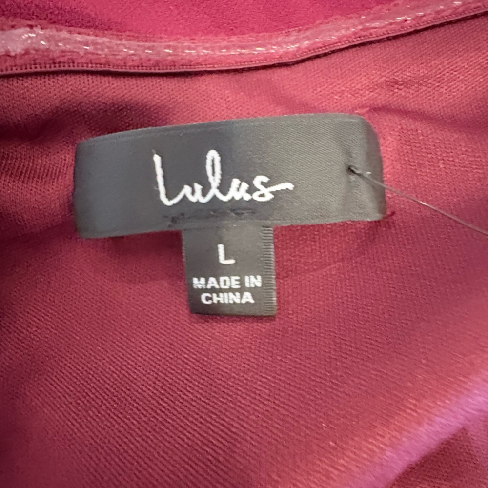 Lulu's Deep Wine Red Off-Shoulder Maxi Dress - Picture 4 of 6